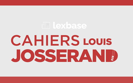 Cahiers Louis Josserand