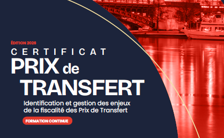 Certificat Prix de Transfert