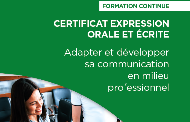 Certificat expression orale et ��crite